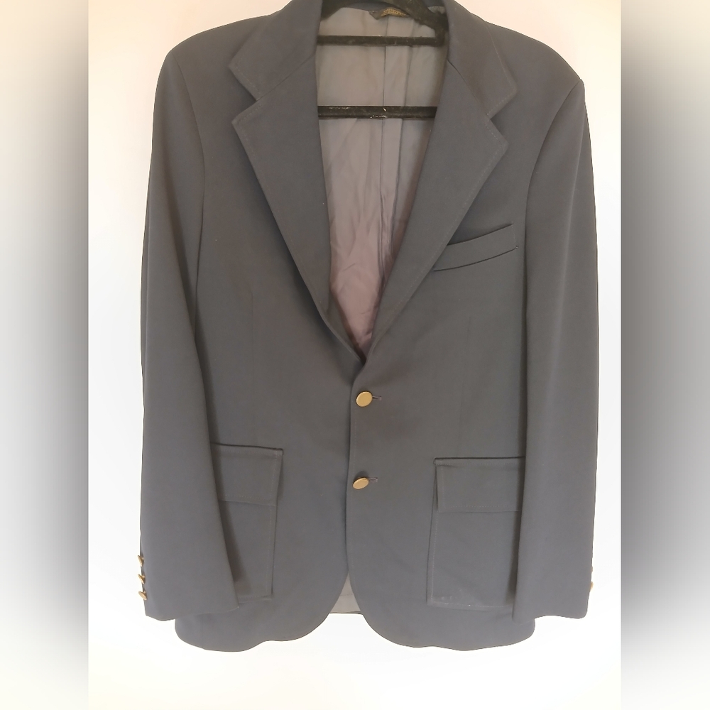 Vintage Haggar Navy Blue Blazer.